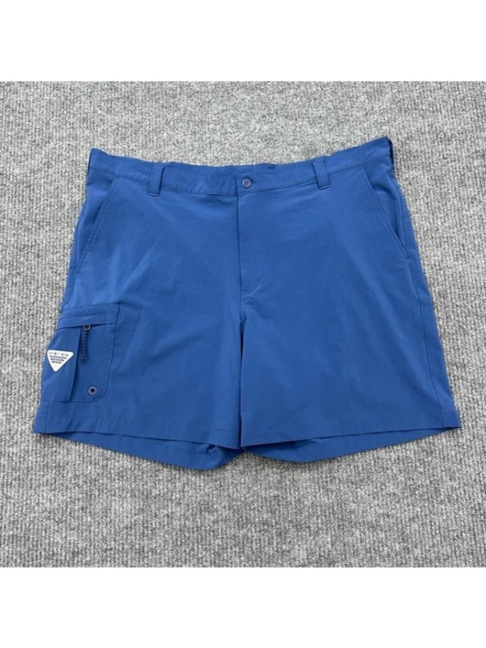 Columbia PFG Blue Terminal Tackle Cargo Performance Shorts XM0695 Mens size 44x8